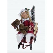 NEW!!-- Byers Choice Toddler in Wagon